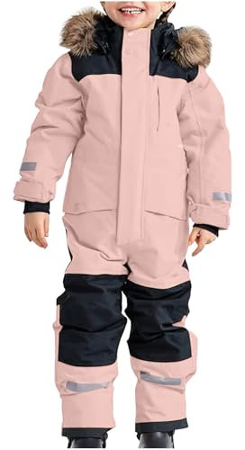 Schneeanzug Kinder Unisex Skianzug Verdickt Warm Skioverall Warme Skianzüge