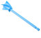 ZWEquipint Paint Mixer Paint Stirrer for Drill, Mixing Paddle for Drill, Paint Whisk Attachment Mixing Tool for Mixing Epoxy Resin, Pigment, Glaze(Blue)