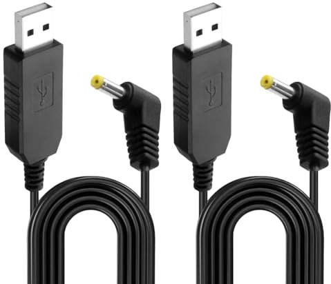 Oupdate 2Pcs 6V Charger for Omron Blood Pressure Monitor M2 M3 M6 Comfort M6 M7 M10-IT 705-IT USB Charger Cable Compatible with Omron Blood Pressure Basic M2 Classic M3 X2 Smart X2 Basic