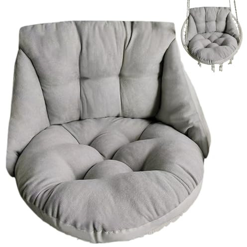 NASSMOSSE Egg Chair Cushion Replacement Soft Comfortable Breathable Replacement Cushions for Outdoor Swing and Indoor Home