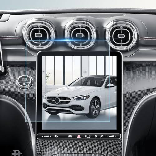 BIBIBO Mattierte Displayschutzfolie kompatibel mit Mercedes-Benz C-Klasse W206 & GLC X254 2021-2025, 11,9 Zoll Navi Schutzfolie, Anti-Reflex, Anti-Fingerabdruck, Gehärtetes Glas