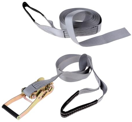 AMSLSIU Balance Band Fitness Fun 11 m Slackline Set mit integriertem Baumgurt – Trainingsleine für Geburtstagsfeiern, Slacklining Tricks, Slack Übungen im Garten, Grau, 36 Fuß