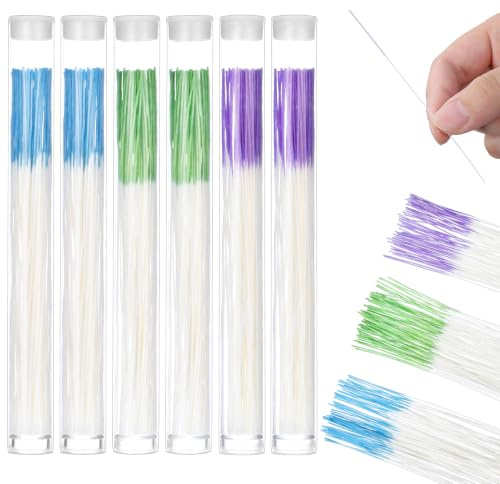 360 Stück Ohrloch Reiniger, Ohrloch Reiniger Stäbchen für Männer Frauen | Piercing Reiniger Stäbchen, Ohrlocher Reiniger Für Piercing Reinigung Linie (Blau, Lila, Grün)