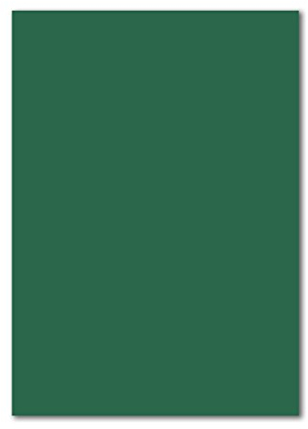 FarbenFroh by GUSTAV NEUSER 50x DIN A4 Papier - Dunkelgrün (Grün) - 110 g/m² - 21 x 29,7 cm - Briefpapier Bastelpapier Tonpapier Briefbogen