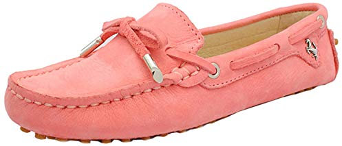MINITOO Mocassini Donna di Pelle Loafer Estivo YB96010 Rosa EU 40