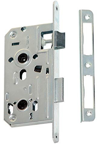 Serrure à encastrer pour porte de WC et salle de bain 72/50