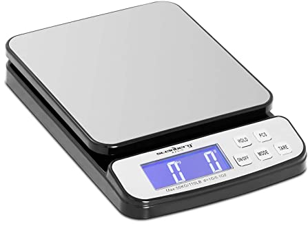 Steinberg Systems SBS-PT-50000 Briefwaage digital 50 kg/1 g Wiegefläche 19,8 x 18 cm ABS-Kunststoff