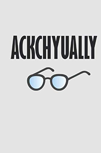 Ackchyually Notizbuch 120 Seiten: Meme Actually Merch A5