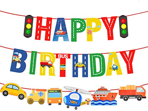 Happy Birthday Girlande Mädchen Happy Birthday Deko Junge Girlande Geburtstag Mann Geburtstagsdeko Jungen Geburtstagsgirlande Kinder Party, Geburtstagsbanner Rot Grün Gelb Blau, HAPPY BIRTHDAY Banner