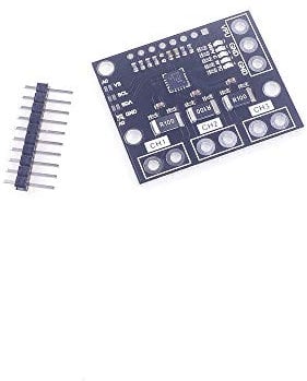 ANGEEK I2C SMBUS INA3221 Triple-Channel Shunt Current Power Supply Voltage Monitor Sensor Board Module with Pins