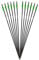 Drake Archery 12 Stück Komplettpfeile Fire Carbon-Hybrid Pfeile für Bogenschießen Bogen Jagdpfeile Erwachsene Carbonpfeile für Recurvebogen (32 Zoll)