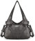 Angel Kiss Handtasche Damen Schultertasche Multifunktionale Umhängetaschen Wasserdicht PU Veganes Leder mit Reißver Schlusstaschen