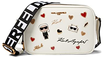 KARL LAGERFELD Paris Maybelle Crossbody, Farbe: Weiß, Einheitsgröße