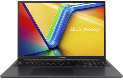 ASUS Vivobook 16 Laptop | 16 FHD+ 16:10 Display IPS antiriflesso | AMD Ryzen 5 7530U | 16 GB RAM | 512 GB SSD | AMD Radeon | Windows 11 | Tastiera QWERTZ | Indie Black