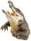 ifundom - Krokodil-köder Schwimmender Alligatorkopf-köder Lebendiger Krokodilkopf Float-Alligator Köder Für Wasserteiche Poolschwimmer Mit Alligatorkopf Skulptur Tier Harz