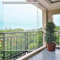 SANJIAOJIA Transparentes Rollo,Transparent Wasserdichtes Roll-Up-Rollo,PVC-Kunststoff-Regenschutz-Fenster-Rollos,Seitenzug-Rollo,Wetterfest Vorhang Für Balkon-Terrassen-Tür,Breite x Höhe (140x180cm)