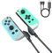 LINGHUANG Charging Cable for Joy Con Controller,Switch Controller Charger for Nintendo Switch/Switch OLED Joycon,with LED Indicator Lamp