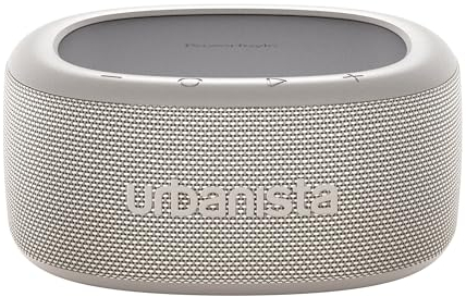 Urbanista Malibu Kabelloser Bluetooth-Lautsprecher, solarbetriebener Lautsprecher mit endloser Wiedergabe, tragbarer Lautsprecher, wasserdicht IPX67, Tastensteuerung, Bluetooth 5.2 Dual Pairing