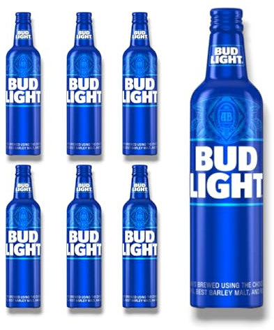 Bud Light Aluflasche 6 x 473ml - Original Import aus den USA - Twist-Off Cap - Anheuser Busch