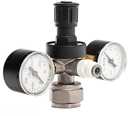 OCOPRO Umrüstset für Quooker CUBE auf 2kg CO2-Flasche. Inklusive befüllter 2kg CO2-Flasche mit Lebensmittel CO2 (E290)