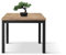 PAZZO DESIGN Tavolo allungabile Giuliano, Rovere Rustico, Gambe Nere, Tavolo Cucina, Tavolo Soggiorno, Made in Italy, 90x90x76,5 cm - id_2141