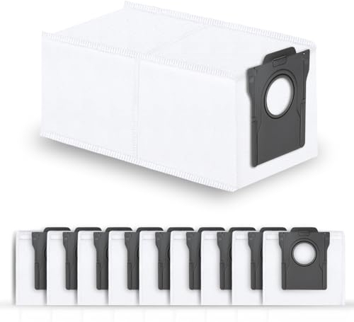10 Stück Staubbeutel für Dreame L10s Pro Ultra Heat, L10s Ultra Gen 2, X30/X40/X50 Ultra Complete, X40/X50 Master, Mova E30 Ultra / Z50 Ultra / V50 Ultra Staubsauger, 3,2L Ersatzbeutel Zubehör Beutel