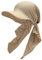 ZLYC Damen Sommer Chemo Kopfbedeckung mit Krempenvisier Vorgebundene Leichte Beanie(Einfarbig Khaki),Einheitsgröße