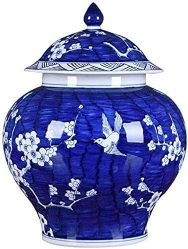 Vasi per la decorazione di tombe, disposizione delle piante, in porcellana blu e bianca, dipinta a mano, mobiletto decorativo per TV, studio, camera da letto, bianco e blu