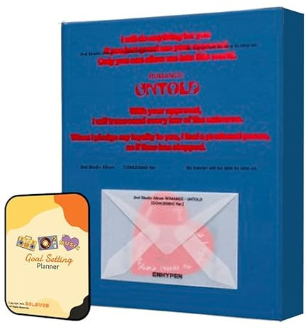 ENHYPEN Album - ROMANCE: UNTOLD CONCESSIO Ver.+Pre Order Benefits+BolsVos Exclusive K-POP Giveaways Package