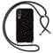 Foonary Handykette Hülle mit Band für Huawei P20 Pro 6,1 Handyhülle, Leopard Design Kette Necklace Case mit Kordel zum Umhängen Silikon Bumper Kratzfest Schutzhülle Cover Schnur für P20 Pro