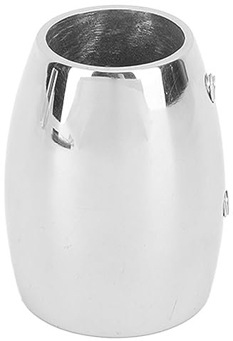 HUSHUI Flag Pole Holder,Stainless Steel Flag Pole Bracket,Cylindrical Thickened Mirror Polishing Boat Flag Pole Socket for Ship Yacht RV