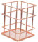 Lurrose Organisateur De Porte-stylo De Bureau Panier De Rangement De Bureau Porte-crayon Rotatif Pour Bureau Porte-marqueur Conteneur De Stylo De Bureau Pot à Crayons Le Fer Rose Gold
