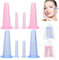 Set di 8 coppette in silicone per viso e corpo, anti-cellulite con forte assorbenza, massaggiatore per gli occhi con sacchetto per rassodare la pelle e il relax