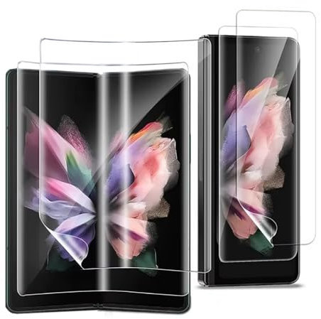 Lyepetik [2 Pièce Hydrogel Protection pour Samsung Galaxy Z Fold5 / Galaxy Z Fold 5 Protecteur d'écran, Protecteur d'écran Souple TPU - [Couverture Totale] [Anti-Rayures][Sans bulles]
