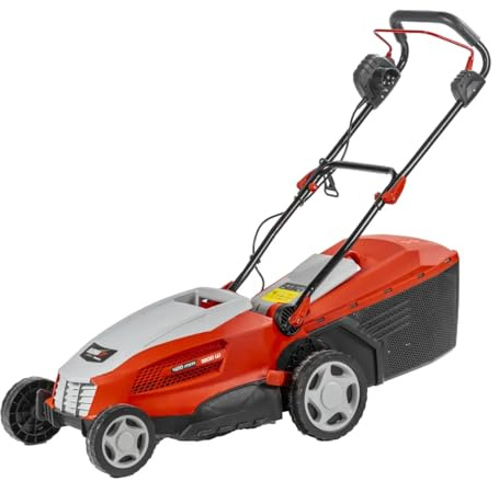 Elektro-Rasenmäher Garden DEDRA, Schnittbreite 420 mm, Alle Grasarten - 40 l Fangsack, 1800W, 20-70 mm Schnitth. Zusammenklappbar, Gewicht 16kg mit ergonomischer Griff