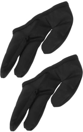 Anneome 2stücke Drei-finger-hitzeschutz-handschuhe Für Lockenstäbe Und Glätteisen Hitzebeständig Zum Haarfärben Leicht Und Tragbar Für Salon Und Heimgebrauch