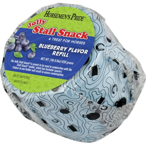 Horsemen's Pride Stall Snack Treat Refill for Horses; Blueberry Flavor