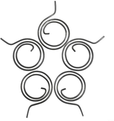 5-teiliges Türgriff-Spiralfedern, Ersatz-Set für Hebelknaufriegel, geeignet für Innentür-Nutzung (FMTB-MSC)