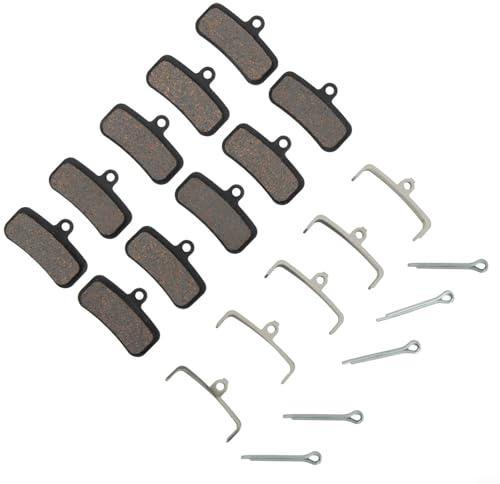 Yuanpgky Bremsbeläge für D03S D02S, kompatibel mit Saint BR-M810, ZEE BR-M640, BR-M9120, für XT M8020/M8120, EE BR-M640, für TK HD E725 M74, Material (Metall)