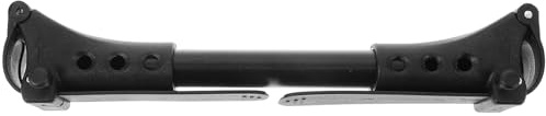 Universeller Zwillingskinderwagen Verbinder, Verstellbar, Kunststoff | 20 bis 25cm Länge, Sichere Verbindung für Kinderwagen, Schwarz, Leichtes Design