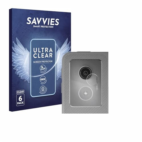 Savvies Schutzfolie für Lenovo Idea Tab Pro 12.7 | (NUR Kameraschutz) 6 Stück Transparenter Displayschutz Made in Germany Ultra-Klar Displayschutz-Folie