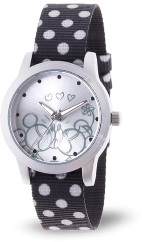 Disney Unisex-Erwachsene analog Japanisch Quarz Uhr mit Nylon Armband WDS000677