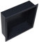 BERNSTEIN Wandnische aus Edelstahl BS303010-30 x 30 x 10 cm- Duschablage für Badutensilien - Flexibler Einbau - in den Farben Schwarz, Weiß und Edelstahl erhältlich, Farbe: Schwarz