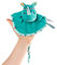 Lilliputiens 83120 Schnuffeltuch Kuscheltuch Fingerpuppe Schnullertuch Nashorn Marius blau 26x18 cm