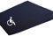 SHD Premium Keilkissen bequemes Sitzkissen - Made in Germany Sitzkissen Bürostuhl zur Entlastung Sitzkeilkissen Rollstuhl, Büro, Auto - mit waschbarem Bezug, 37x37x7/1 cm schwarz