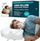 Lunderg CPAP-Kissen für Seitenschläfer – inkl. 2 Kissenbezügen – verstellbares Memory-Foam-Kissen zum Schlafen auf der Seite, Rücken und Bauch, reduziert Luftauslässe und Druck der Maske