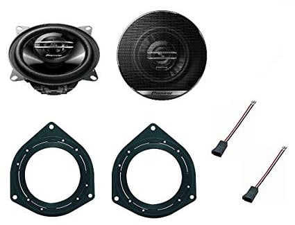 Kit 2 Casse Pioneer TS-G1020F Coassiale a 2 vie da 10cm 210 W OPEL Astra H ‘dal 2005 Corsa D dal 2006 Posteriore con Supporti Altoparlanti Predisposizione Posteriore Alta qualità