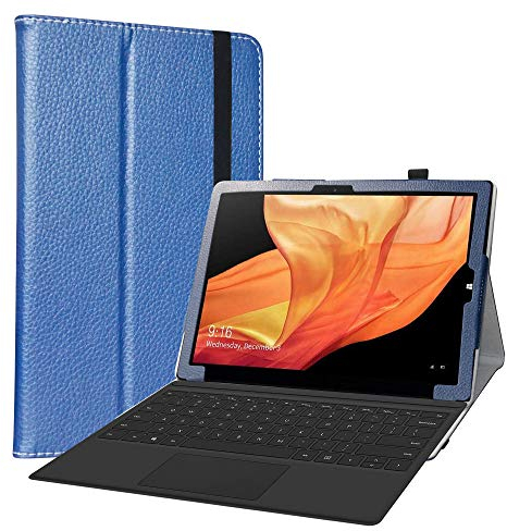 LiuShan Compatible with CHUWI UBook X Tablet 12 Inch Tablet PC 2 in 1 Case,PU Leather Slim Folding Stand Cover for 12 CHUWI UBook X Tablet 12 Inch Tablet PC 2 in 1,Blue