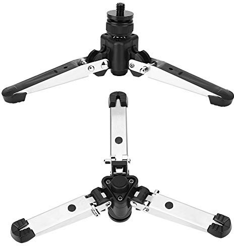 Mini Tripod, Three Feet Support Base 3KG Load Capactity Monopod Support Stand with Universal 3/8 Inch Screw Interface for Camera default
