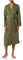 Amazon Essentials Peignoir Long En Tissu Nid D’Abeille Léger (Grandes Tailles Disponibles) Femme, Vert Olive, XL